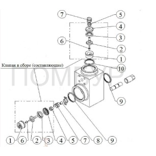 Клапан для бурового насоса высокого давления TW-352 | ООО ПомБур Пермь