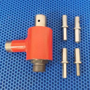 Вертлюг для абиссинской скважины с выходом вала на резьбу 1 дюйм 1/4 | ООО ПомБур