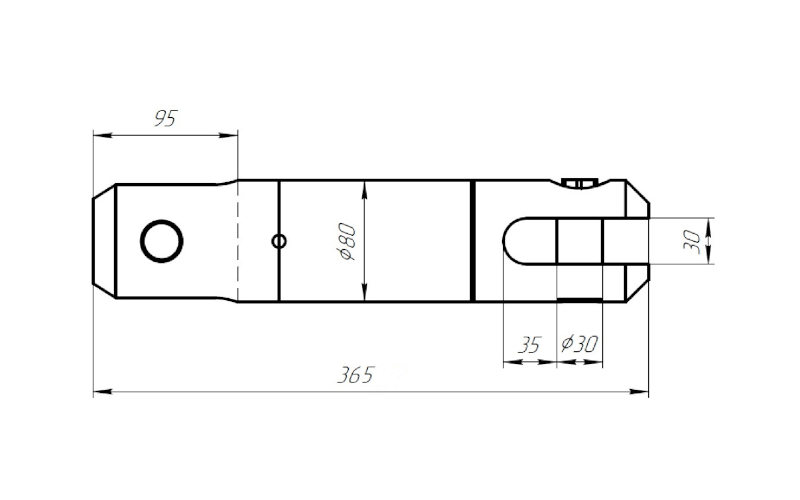 Вертлюг ГНБ 10 тонн (Схема) | ООО «ПомБур»